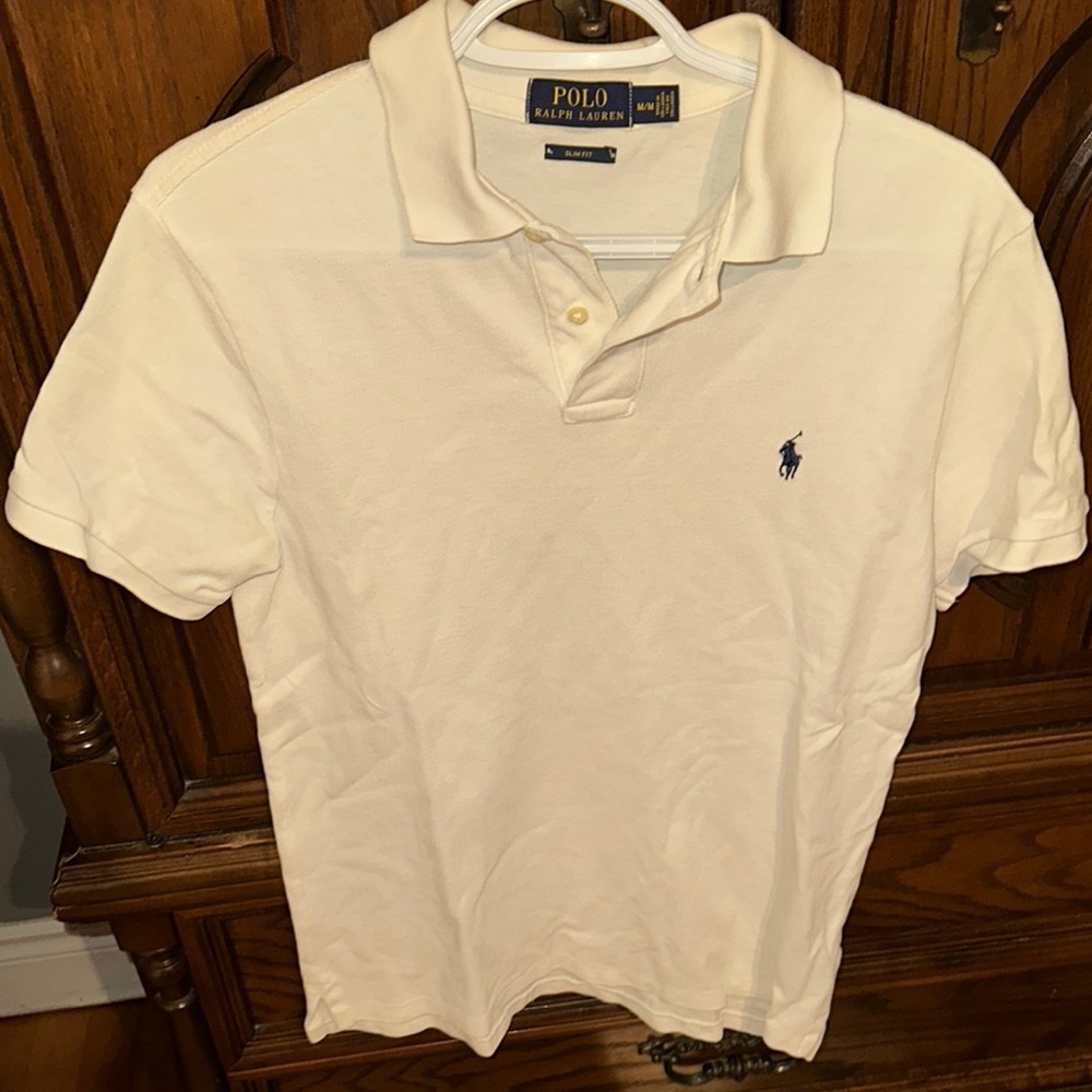 Polo by Ralph Lauren Men's Off-White Polo Shirt